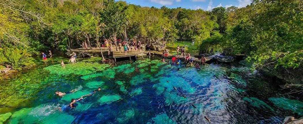 Cenote Azul, Hotel Mía Tulum Resort. Hotel en Tulum