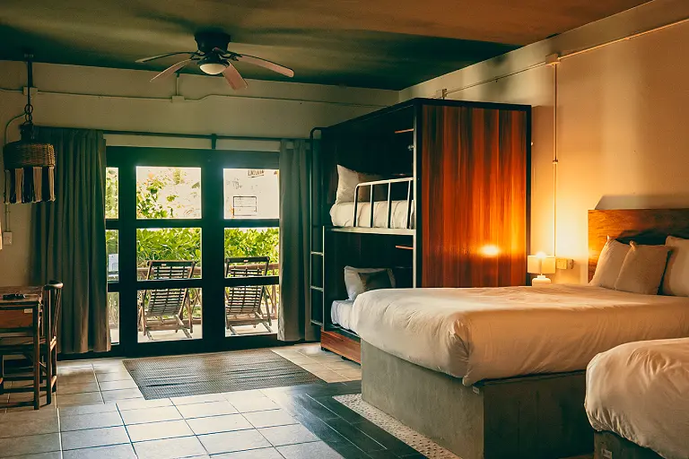 Habitación Cuádruple, Hospedaje Hotel Mía Tulum Resort, Hotel en Tulum